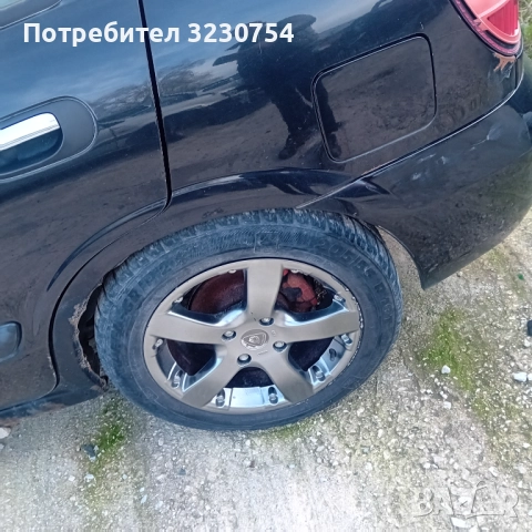 4 броя алуминиеви джанти за нисан алмера 16 цола