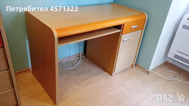 БЮРО - д 120 см , в 75 см, ш 60 см - ПОЛСКА серия мебели FORTE APLI, снимка 9 - Бюра - 51440335