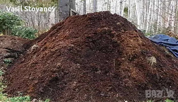 Предлагам  пресята Оборска тор, черна пръст , снимка 2 - Тор и почвени смеси - 49309391