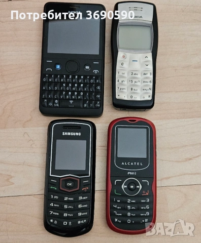 Nokia 210, Nokia 1100, Samsung B310E и Alcatel 2003