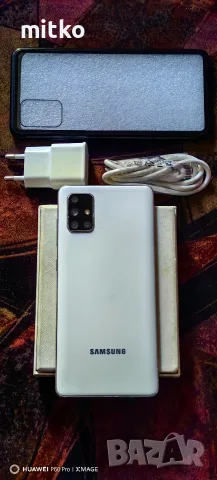 SAMSUNG GALAXY А71-Перфектно състояние.Пълен комплект.Стъклен кейс, снимка 11 - Samsung - 56016584