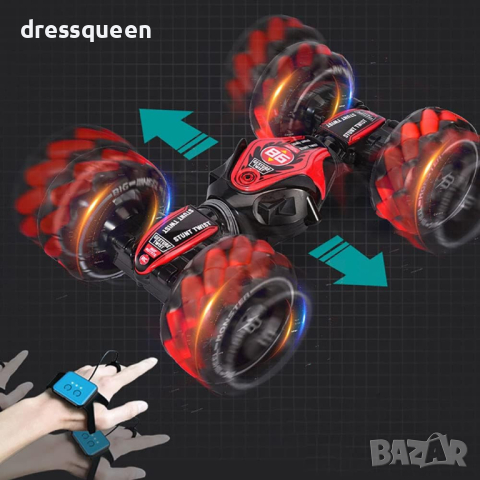 3996  Кола трансформър с дистанционно управление и гривна за жестово управление , снимка 4 - Коли, камиони, мотори, писти - 44614537