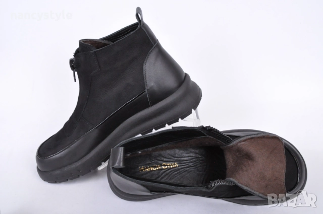 НОВО! Дамски спортни боти с цип - Два цвята, снимка 8 - Дамски боти - 52290405