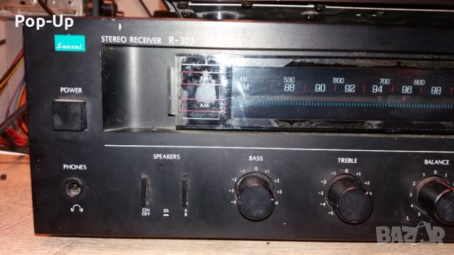 Ресивър Sansui R-303, снимка 2 - Ресийвъри, усилватели, смесителни пултове - 33761229