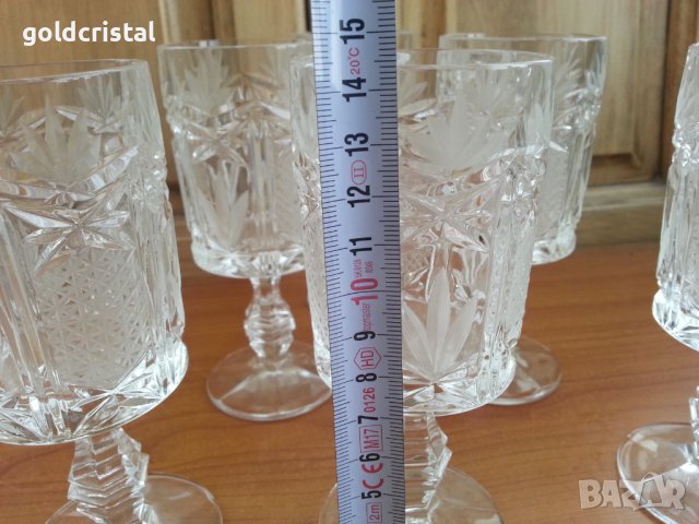 Кристални чаши, снимка 9 - Сервизи - 37544756