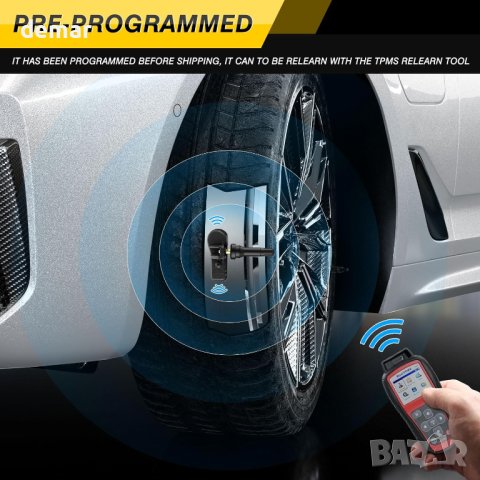 ACLONG TPMS сензор за налягане в гумите 433MHZ Съвместим с Mercedes-Benz Vario V-Class, снимка 5 - Части - 42521300