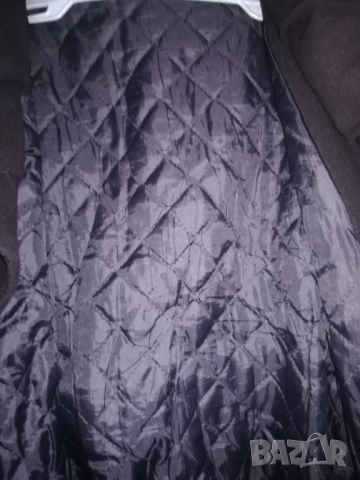 Черно палто яка тип шал, снимка 6 - Палта, манта - 52805698