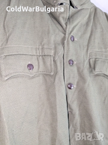 Българска военна куртка – производство 1984 – Оригинална от Студената война, снимка 2 - Спортни дрехи, екипи - 52494643