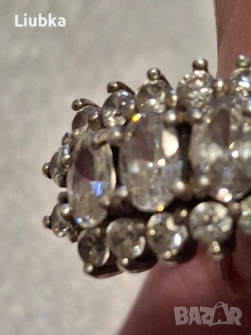 Красиви сребърни пръстени с камъни, снимка 5 - Пръстени - 54086471