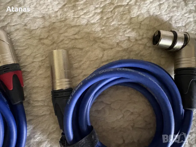 XLR -XLR балансиран кабел Van Damme Grade Tour 2 метра, снимка 3 - Други - 56230450