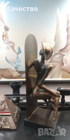 Бронзова скулптура , снимка 3 - Статуетки - 35418251