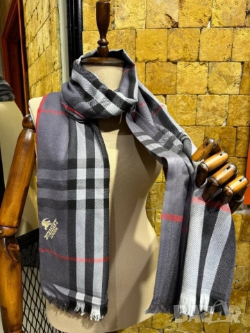 шалове louis vuitton burberry hermes , снимка 16 - Шалове - 52022979