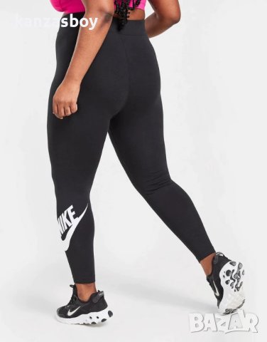 Nike Essential High-Waisted Leggings Plus Size - страхотен дамски клин 2ХЛ, снимка 2 - Клинове - 40738747