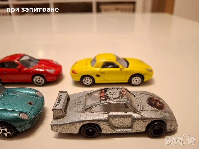 Метални Porsche, 1/ 58- 1/64, 6 броя., снимка 6 - Колекции - 46412143