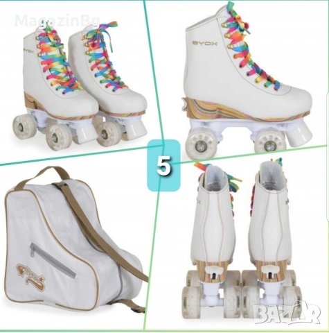 Кънки Trina Euphoria DONNA UNICORN Alicorn Little beetle Ролери roleri, снимка 6 - Ролери, кънки - 38697341