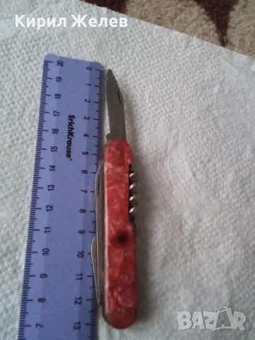 Старо джобно ножче 52514, снимка 6 - Антикварни и старинни предмети - 52854294