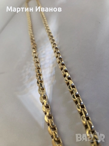 Златен мъжки синджир 1, снимка 5 - Колиета, медальони, синджири - 54111124