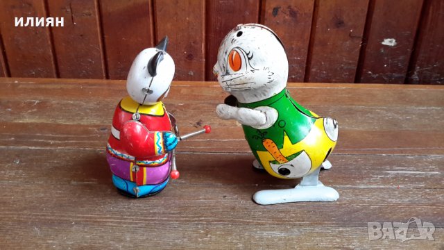 Тенекиени играчки имат забележки 30лв за двете , снимка 4 - Колекции - 31800515