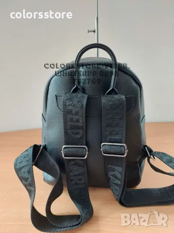 Черна раница Karl Lagerfeld-SG97U, снимка 6 - Раници - 47412159