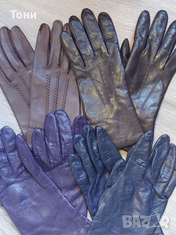 Дамски ръкавици естествена кожа , снимка 1 - Ръкавици - 38205264