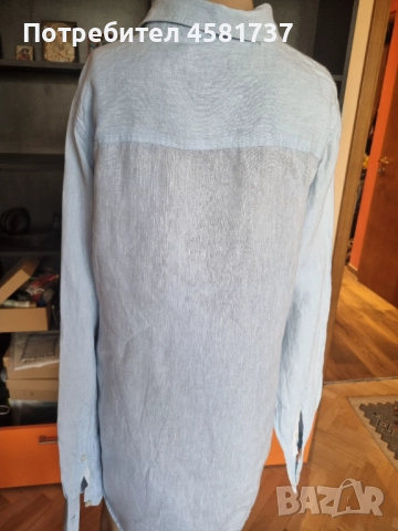 Дамска  ленена дълга риза(туника) Jean Paul, размер L, снимка 5 - Туники - 51666764