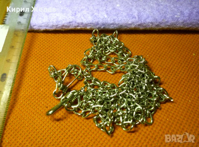 ДЪЛГА ЗДРАВА НЕРЪЖДАЕМА СТОМАНЕНА ВЕРИЖКА СИНДЖИР ПОДХОДЯЩ За ДРЪЖКА на МАЛКА ДАМСКА ЧАНТА 37409, снимка 4 - Колиета, медальони, синджири - 47316351