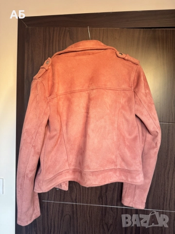 Велурено кожено яке LC Waikiki, снимка 7 - Якета - 56183627