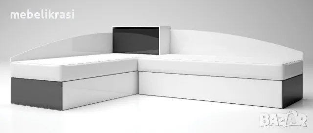 Ъглови легла, С матраци 90/200 см. С повдигащи механизми и ракла. Налични на склад!, снимка 7 - Спални и легла - 49990481