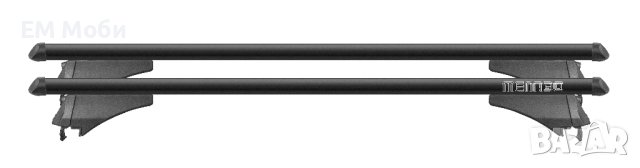 Алуминиеви греди MENABO Tiger черни за стандартен и плътен рейлинг, снимка 2 - Аксесоари и консумативи - 44398376