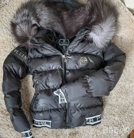 якета от естествена кожа philipp phlein 