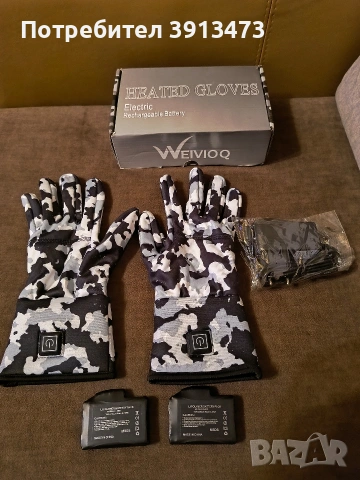 Чисто нови нагряващи ръкавици с POWER BANK размер S/Sx