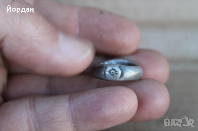 Сребърен Турски пръстен, снимка 2 - Антикварни и старинни предмети - 52367318