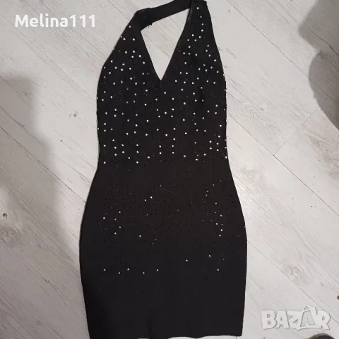 дамска рокля уникална с пайети