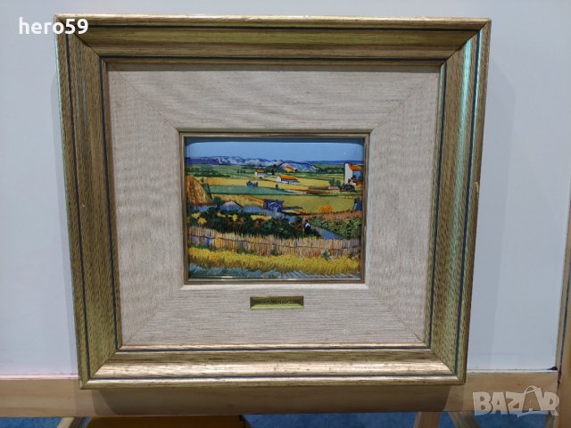 Картина на Лимож/Репродукция на Ван Гог/, снимка 1 - Картини - 38427404