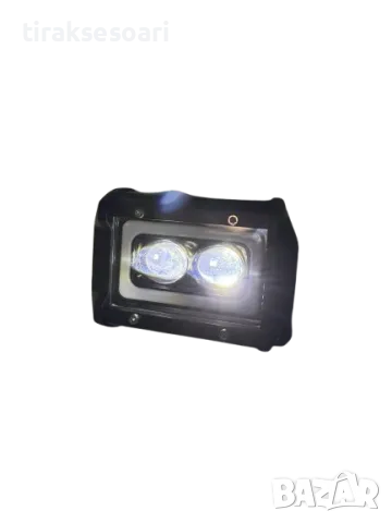 Диоден халоген LED с 3 лупи диода и габарит с жълта и бяла светлина, снимка 2 - Аксесоари и консумативи - 49454410
