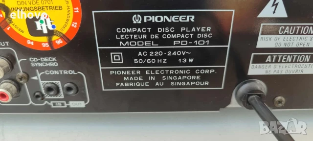 CD player Pioneеr PD-101#1, снимка 6 - Ресийвъри, усилватели, смесителни пултове - 50950169