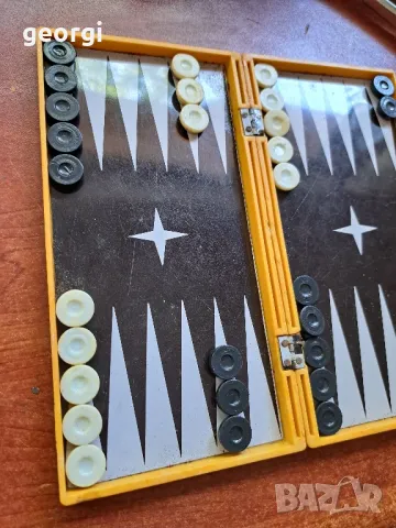 магнитна табла за игра от соца 8/3, снимка 3 - Шах и табла - 50360255