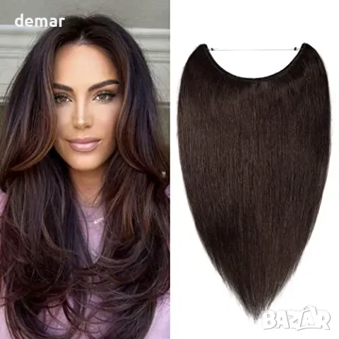 Телени екстеншъни S-noilite от 100% естествена Remy коса