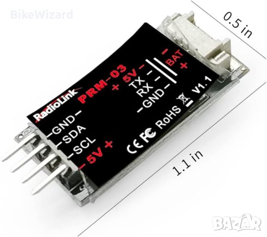 Radiolink PRM-03 OSD информационен телеметричен модул в реално време GPS/RSSI за дрон НОВО, снимка 3 - Друга електроника - 42125715