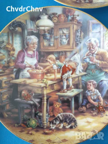 9бр Weimar Бавария/немска колекционерска декоративна порцеланова чиния-картина/деца, снимка 9 - Картини - 50168593