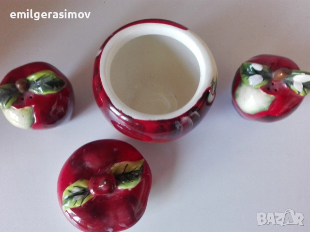 Сервиз за чай и комплект за подправки. ., снимка 12 - Сервизи - 37134520