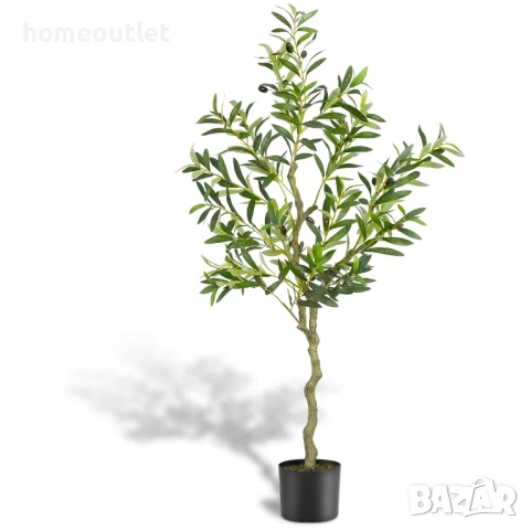 ПРОМОЦИЯ Изкуствено маслиново дърво с енергоспестяващи лед светлини, к-т от 2 бр, 183см A-GE23006