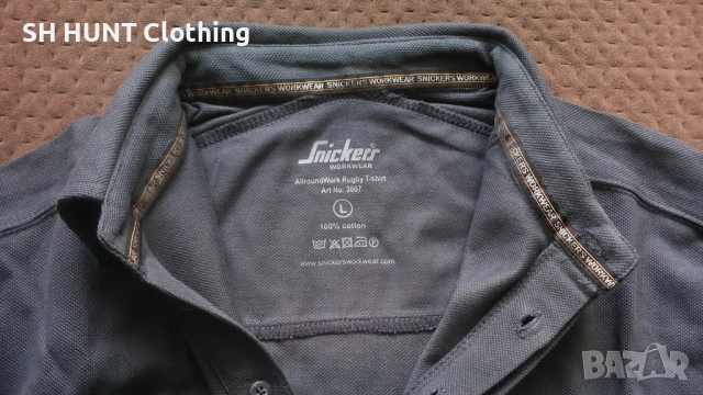 Snickers Work Long T-Shirt размер L работна блуза с дълъг ръкав W4-554, снимка 10 - Блузи - 52025413