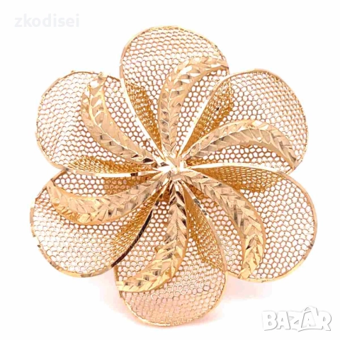 Златен дамски пръстен 7,10гр. размер:59 14кр. проба:585 модел:34369-1