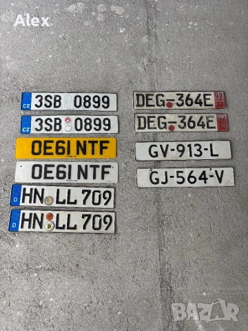 Регистрационни номера,Табели,Табела, снимка 5 - Антикварни и старинни предмети - 53271798