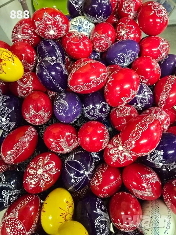 дървени великденски яйца 