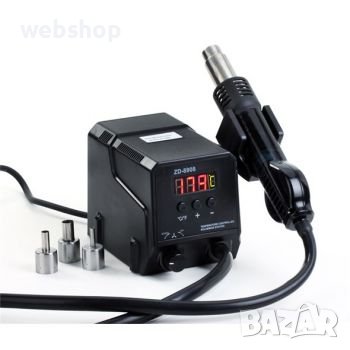 Поялна станция ZD-8908, Горещ въздух, Регулатор, До 500°C, 220VAC, 300W, снимка 4 - Други инструменти - 40205468