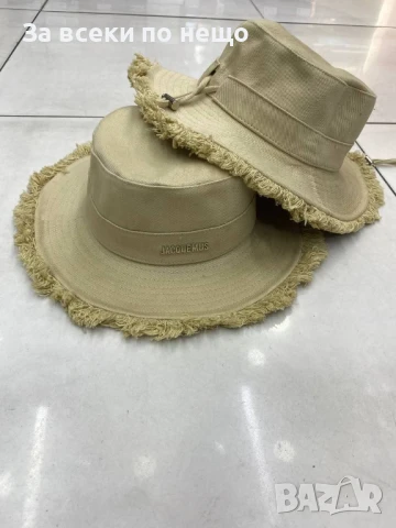 Jacquemus Лятна Шапка Капела Жакъмюс - Налични Различни Цветове Код E563, снимка 5 - Шапки - 50824735