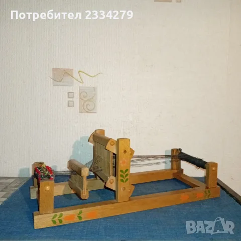 Ретро дървен стан мини, децки стан за тъкане от 1970-75год., снимка 5 - Антикварни и старинни предмети - 56155726