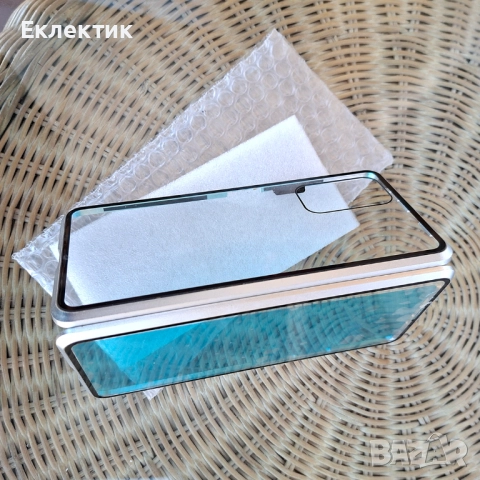 Метален магнитен двустранен стъклен калъф за телефон Xiaomi Redmi Note 10 Pro, снимка 6 - Калъфи, кейсове - 51767282